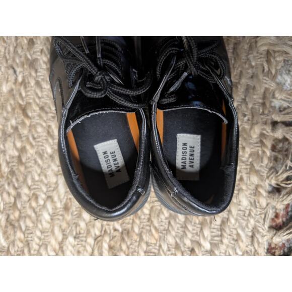 Madison Avenue Boys Oxford Willie Style Dress Shoes Black Size 2.5 M - Picture 6 of 9